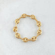 Anillo GC 0.65gr / T13 1/2 - T14 / Oro 18K *