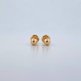 Topos Bola 0.4gr / 4mm Lisa Oro Amarillo 18K $