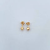 Topos Bola 0.4gr / 4mm Lisa Oro Amarillo 18K $