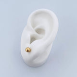 Topos Bola 0.45gr / 5mm Lisa Oro Amarillo 18K $