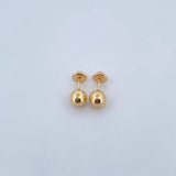Topos Bola 0.55gr / 6mm Lisa Oro Amarillo 18K $