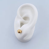 Topos Bola 0.7gr / 7mm Lisa Oro Amarillo 18K $