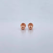 Topos Bola 0.5gr / 4mm Lisa Oro Rosa 18K &