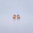 Topos Bola 0.7gr / 5mm Diamantada Oro Rosa 18K &