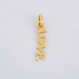 Dije Love 0.25 g / 1.7 cm Oro Amarillo 18K