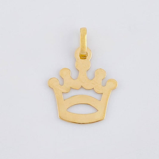 Dije Corona 0.55 g / 1.8 cm Oro Amarillo 18K