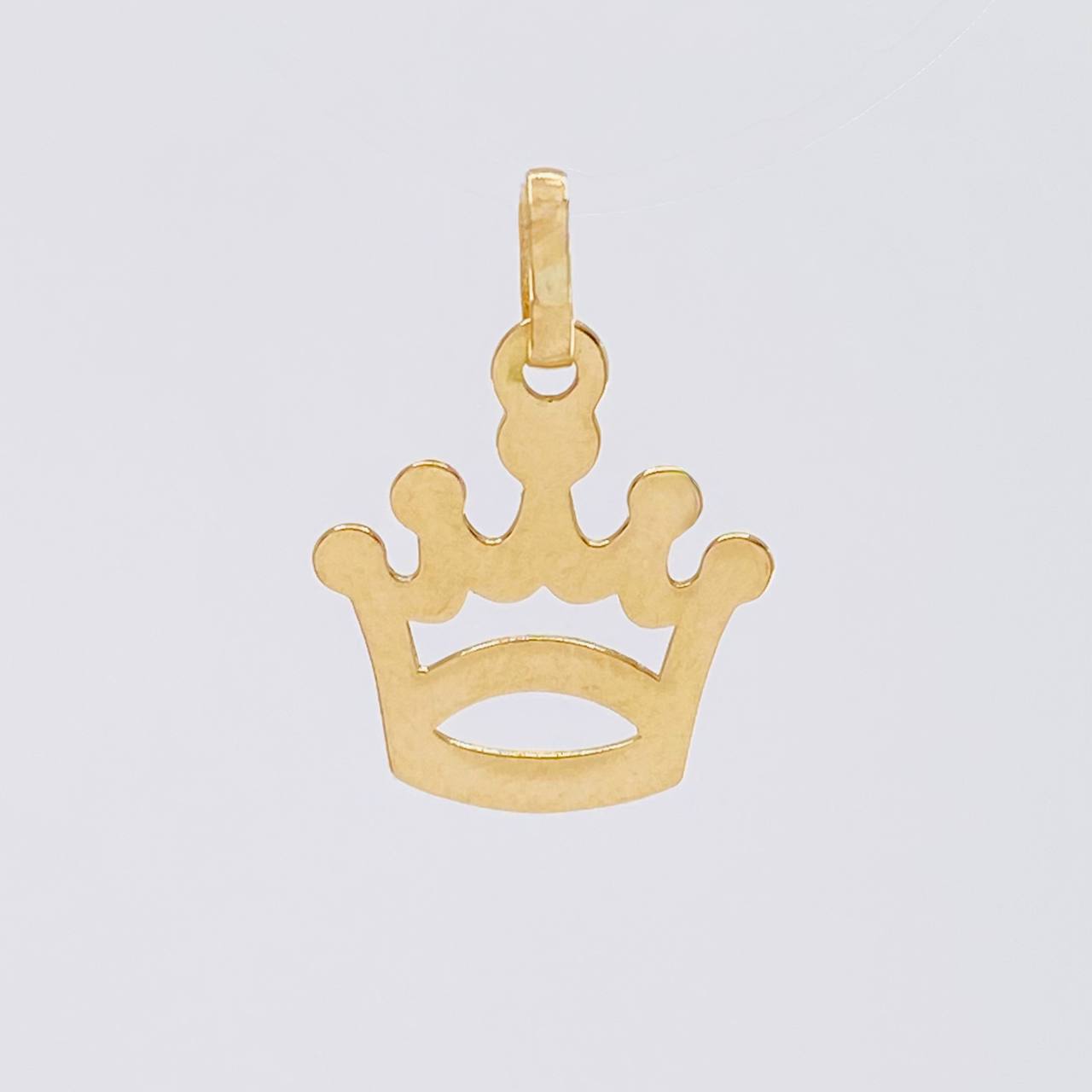 Dije Corona 0.55 g / 1.8 cm Oro Amarillo 18K