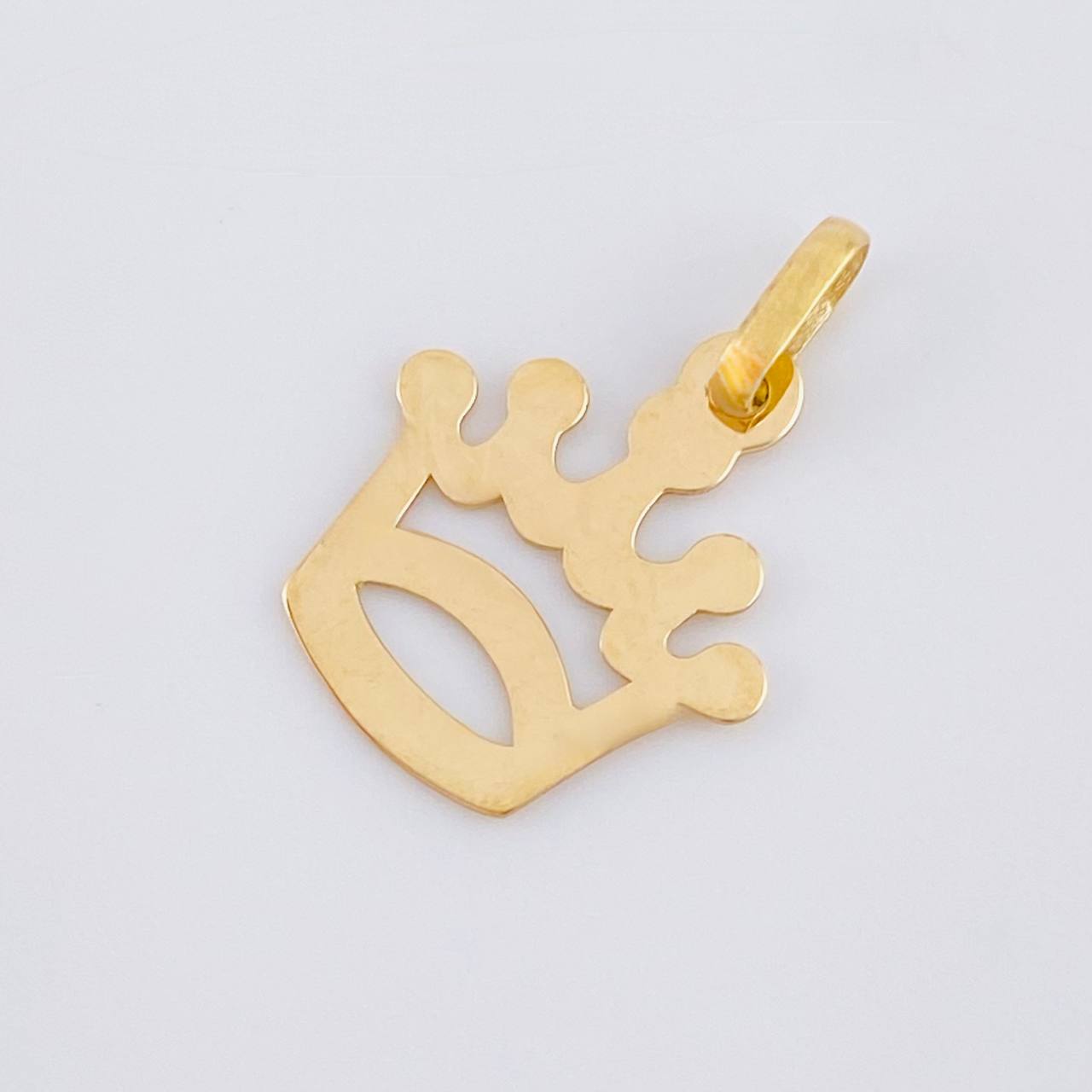 Dije Corona 0.55 g / 1.9 cm Oro Amarillo 18K