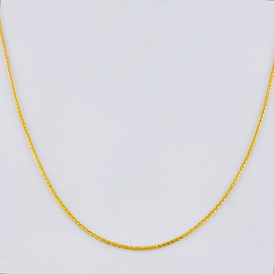 Cadena Franco 2.2 g / 50.5 cm / 0.85 mm 18K