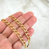 Cadena Panzer 42.95gr / 60cm / 5mm Oro Amarillo +1 18K ©