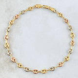 Pulso GC 3.4gr / 21cm / 4.2mm Liso Tres Oros 18K