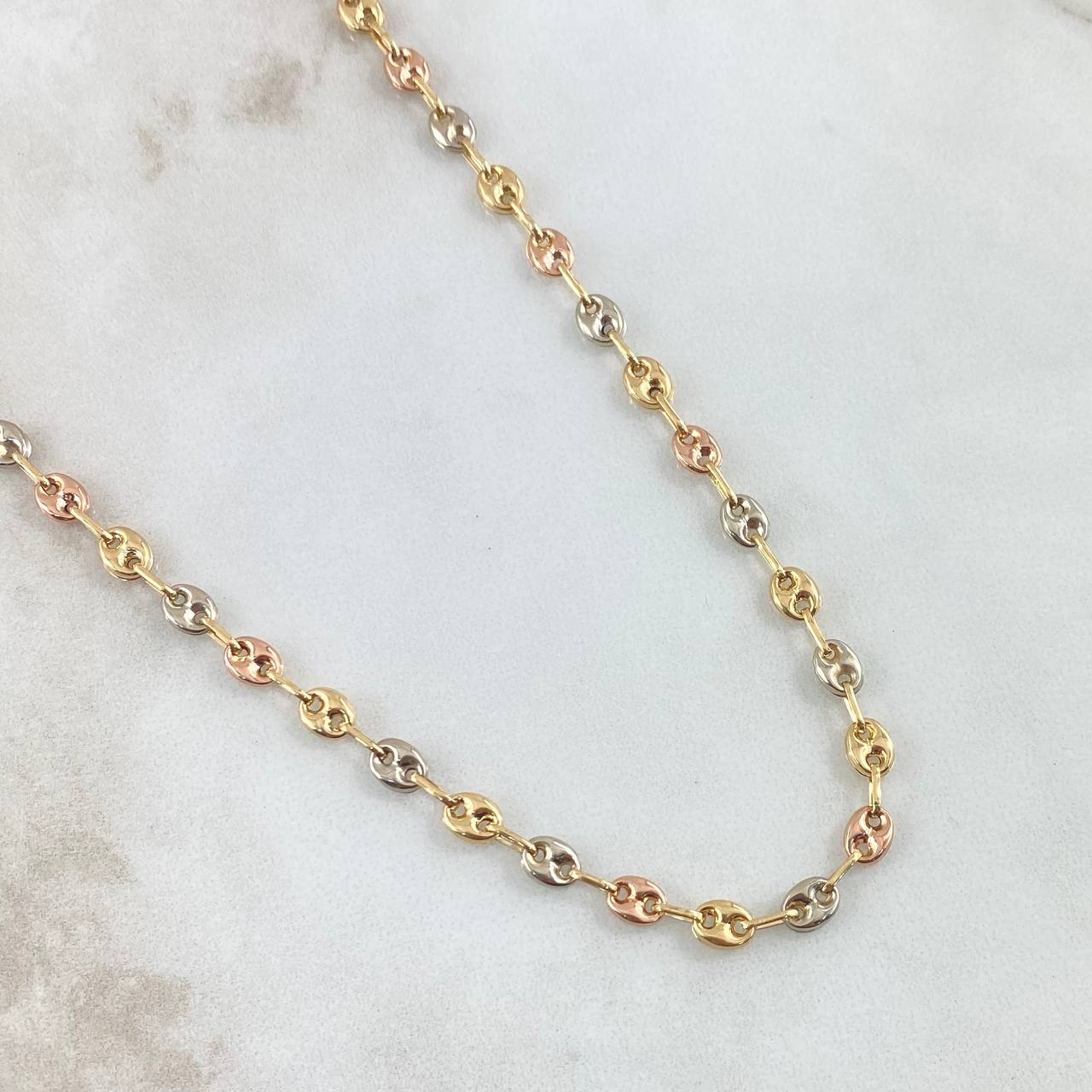 Cadena GC 9.4gr / 65cm / 4.2mm Lisa Tres Oros 18K