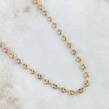 Cadena GC 9.4gr / 65cm / 4.2mm Lisa Tres Oros 18K