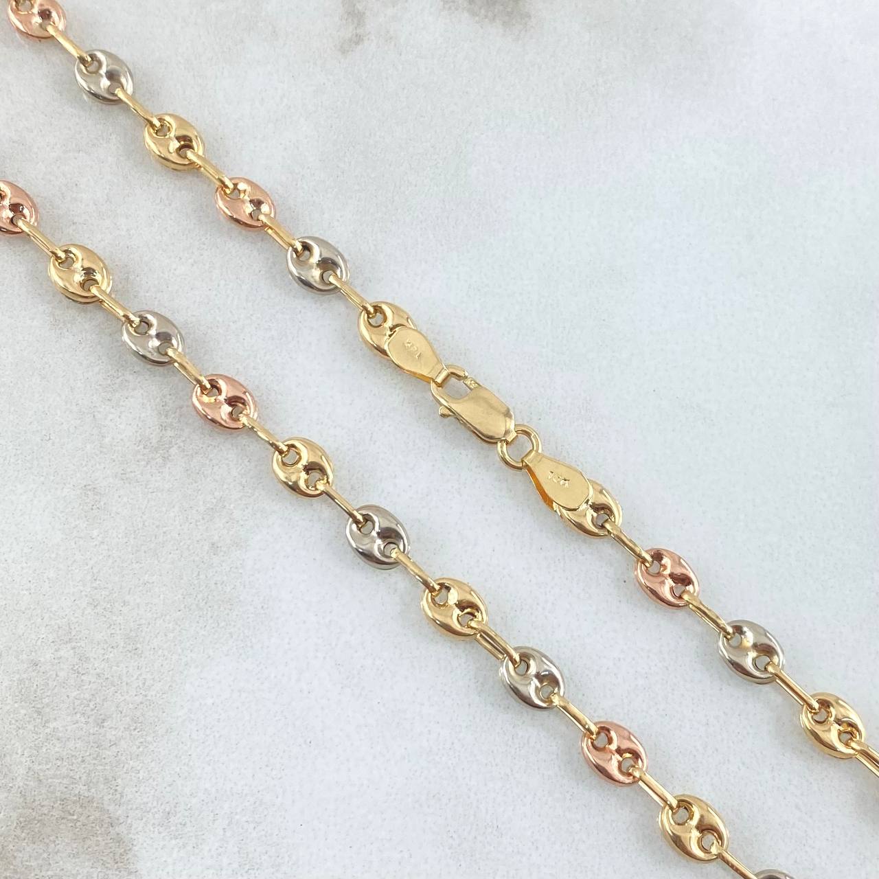 Cadena GC 9.4gr / 65cm / 4.2mm Lisa Tres Oros 18K