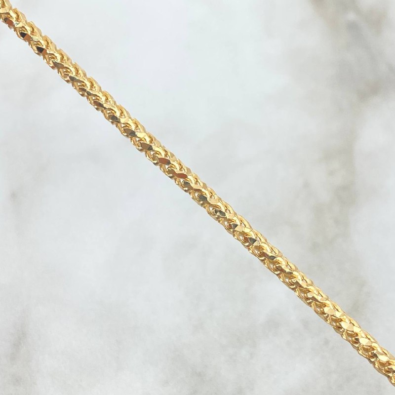 Cadena Geo Franco 20gr / 50cm / 2.5mm Oro Amarillo +3 18K ©