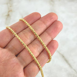 Cadena Geo Franco 20gr / 50cm / 2.5mm Oro Amarillo +3 18K ©