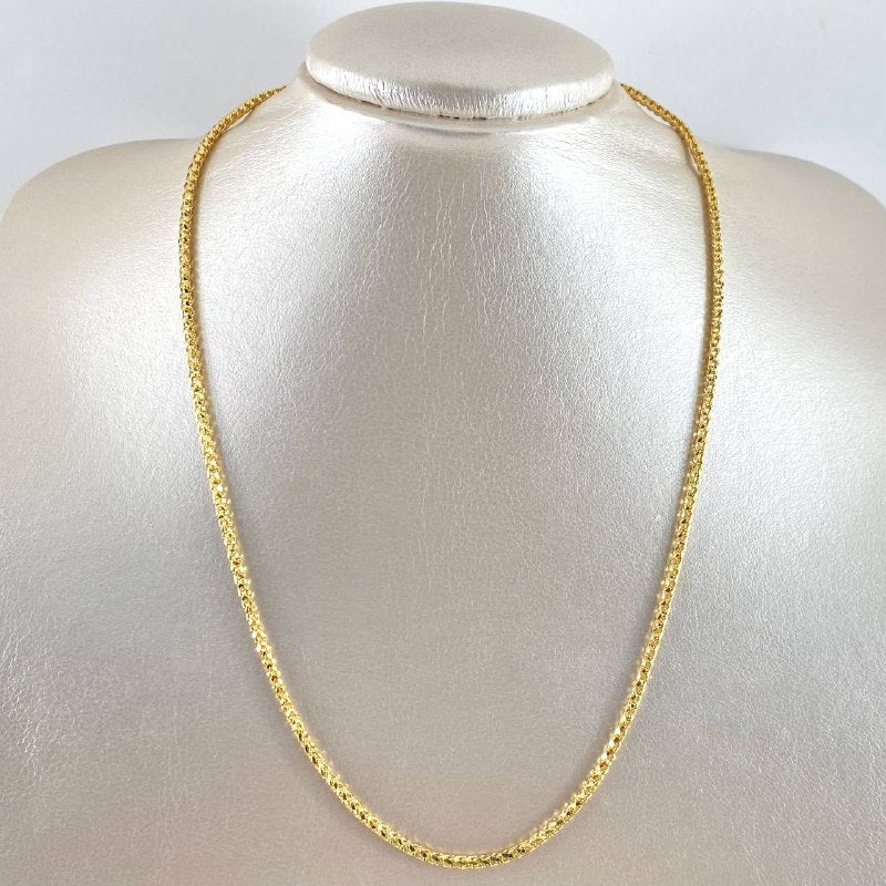 Cadena Geo Franco 20gr / 50cm / 2.5mm Oro Amarillo +3 18K ©
