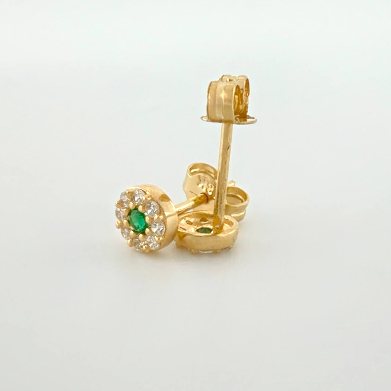 Topos Circulo Tupido 1g / 5.4mm Oro Amarillo 18K