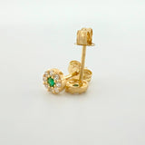 Topos Circulo Tupido 1g / 5.4mm Oro Amarillo 18K