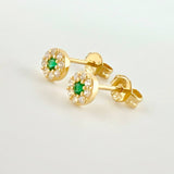 Topos Circulo Tupido 1g / 5.4mm Oro Amarillo 18K