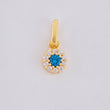 Dije Circular Tupido 0.45g / 1cm Oro Amarillo 18K
