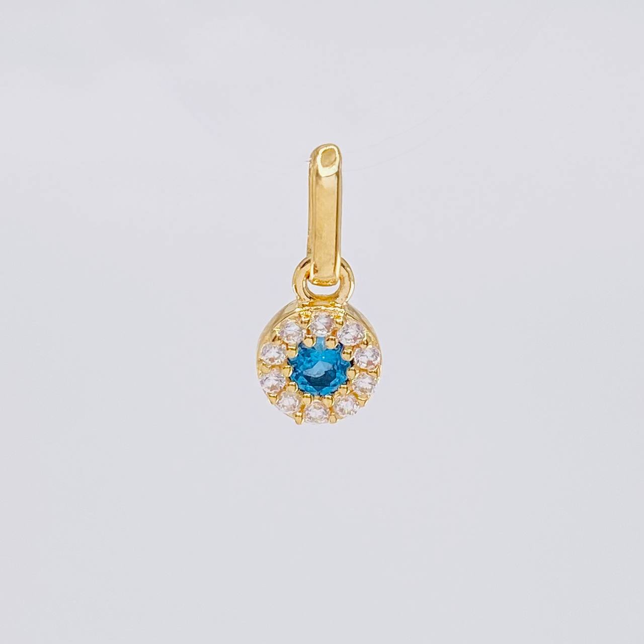 Dije Circular Tupido 0.45g / 1cm Oro Amarillo 18K