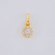 Dije Circular Tupido 0.65g / 1.2cm Oro Amarillo 18K