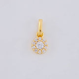 Dije Circular Tupido 0.65g / 1.2cm Oro Amarillo 18K