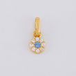 Dije Circular Tupido 0.45g / 1cm Oro Amarillo 18K