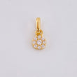 Dije Circular Tupido 0.45g / 1cm Oro Amarillo 18K
