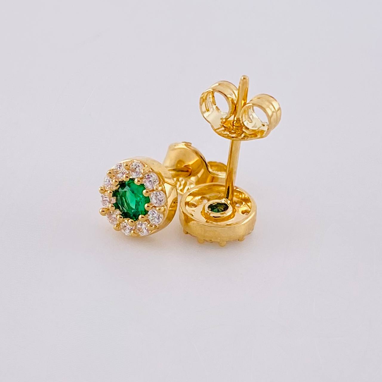 Topos Circular Tupido 1g / 5.3mm Oro Amarillo 18K