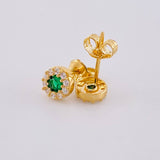Topos Circular Tupido 1g / 5.3mm Oro Amarillo 18K