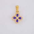 Dije Flor Trebol Tupido 1.2g / 1.7cm Oro Amarillo 18K