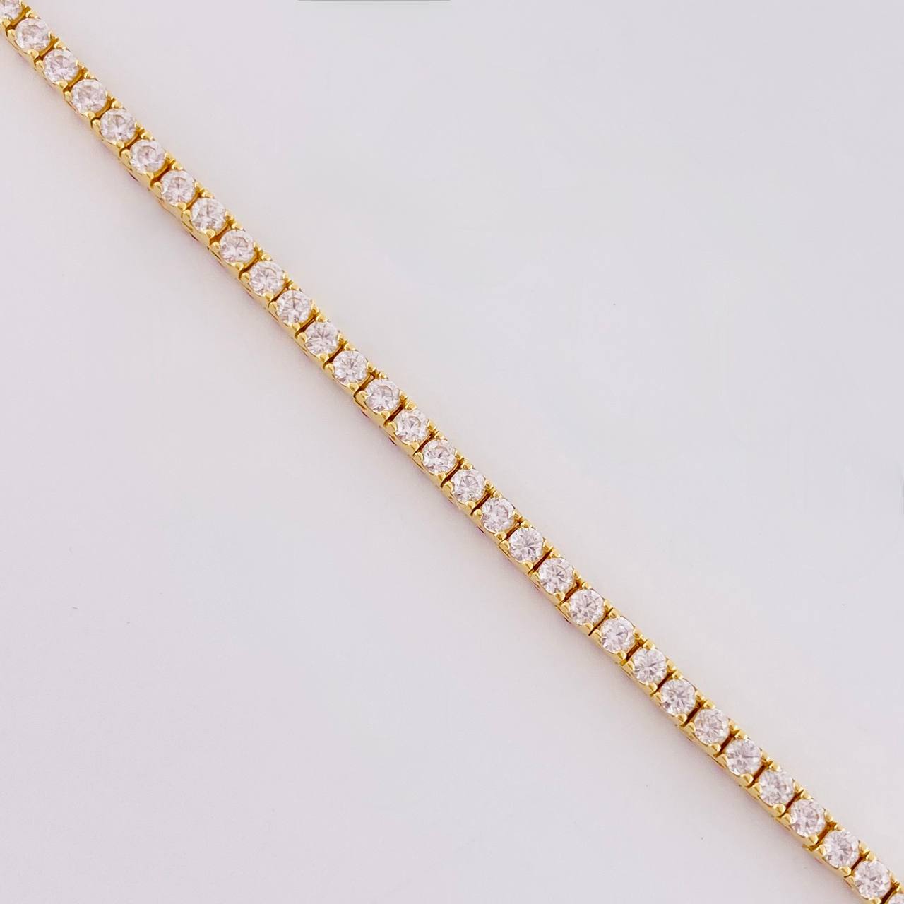 Pulso Tenis Doble Faz 7.25g / 18cm / 2.1mm Oro Amarillo 18K