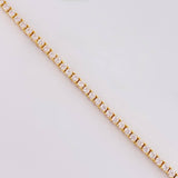 Pulso Tenis Doble Faz 7.25g / 18cm / 2.1mm Oro Amarillo 18K