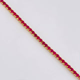 Pulso Tenis Doble Faz 7.25g / 18cm / 2.1mm Oro Amarillo 18K