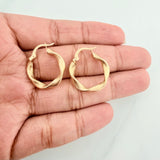 Candongas Bella 1.9 g / 2.4 cm Oro Amarillo 18K
