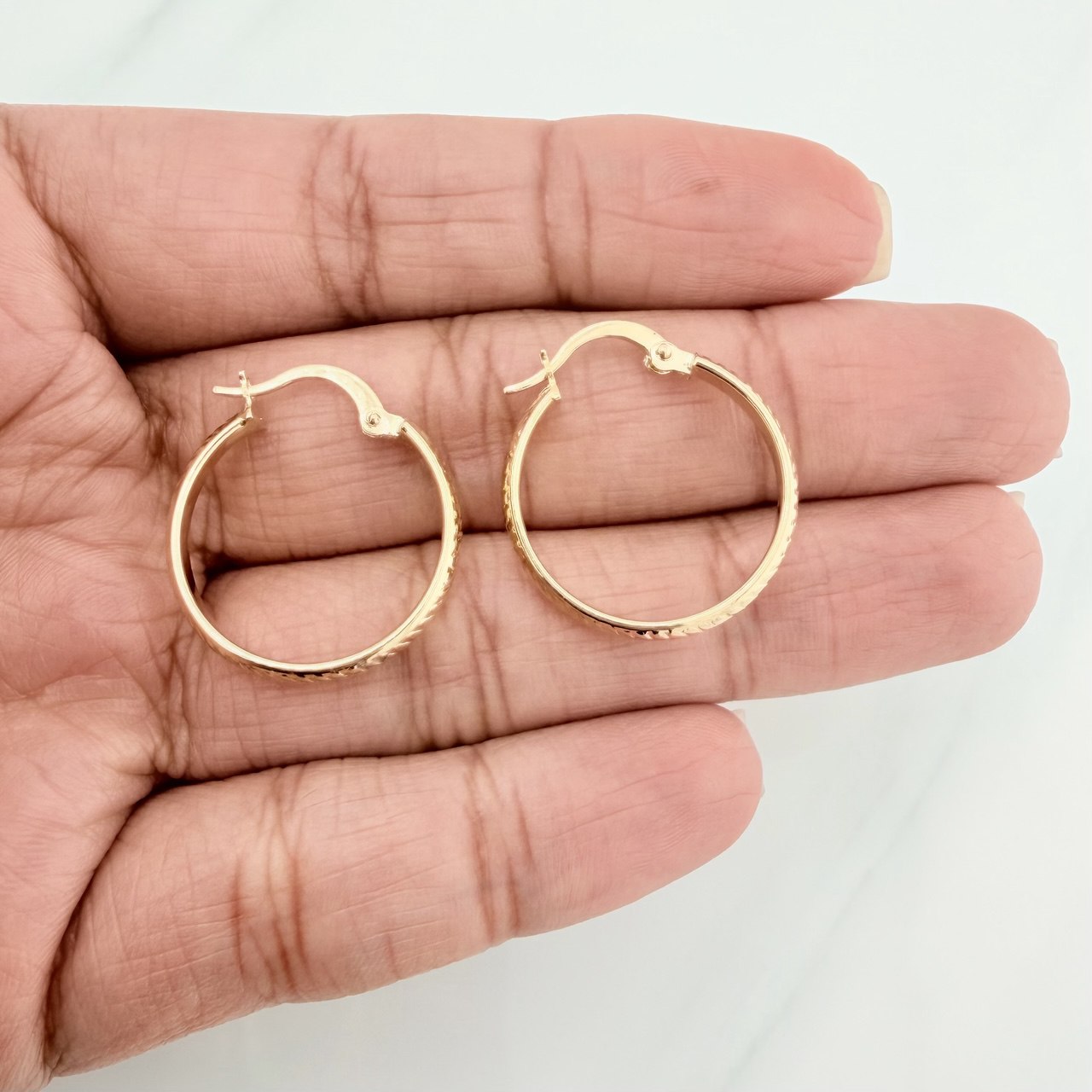 Candongas Kuki 1.55 g / 2.3 cm Oro Amarillo 18K