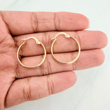 Candongas Kuki 1.55 g / 2.3 cm Oro Amarillo 18K
