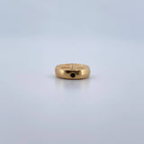 Herraje San Benito 0.4gr / 1.1cm / Troquelado Oro Amarillo 18K &