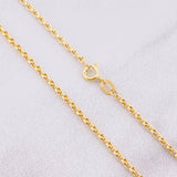 Cadena Rolo 2.3g / 50cm / 1.9mm Oro Amarillo 18K