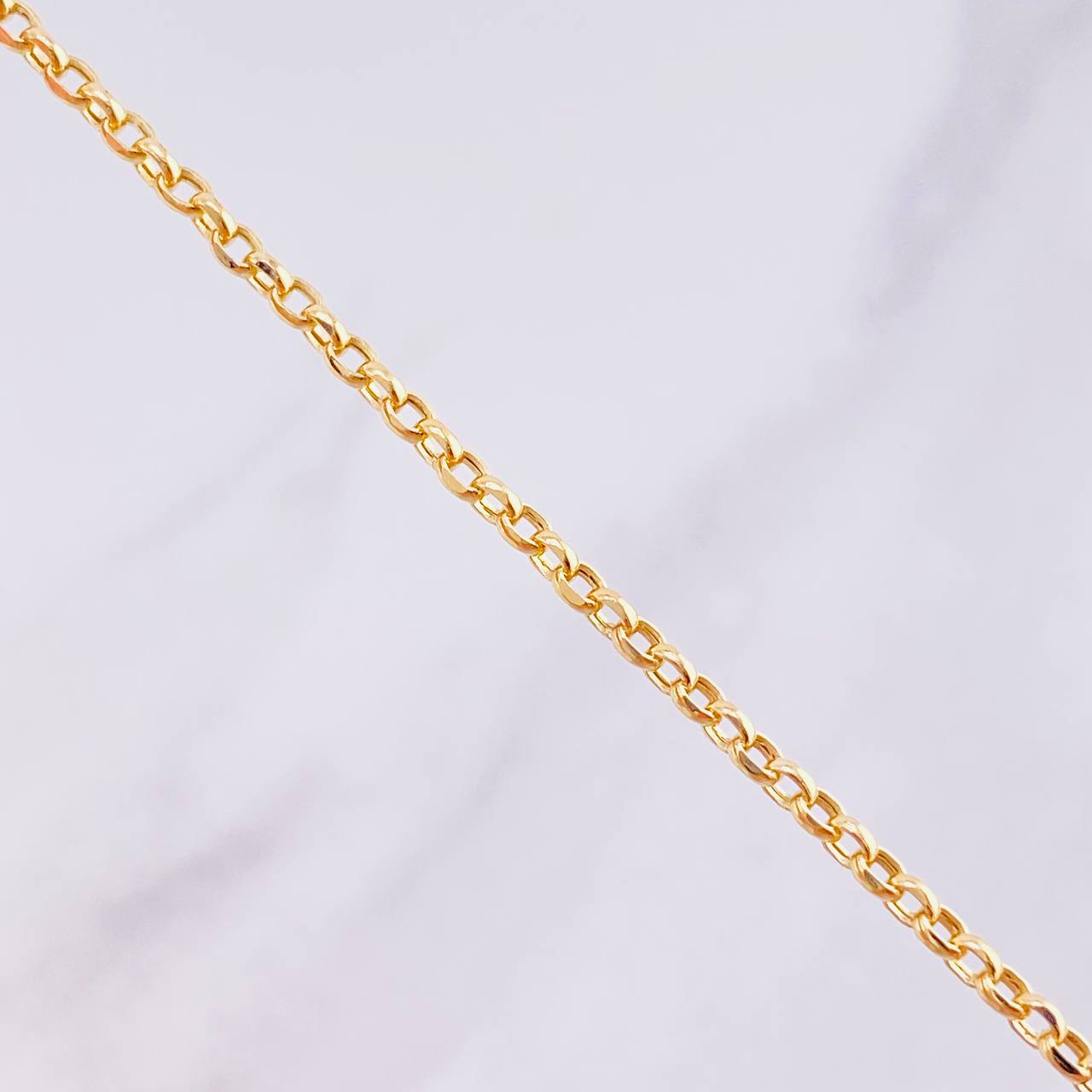 Cadena Rolo 2.35g / 50cm / 1.9mm Oro Amarillo 18K