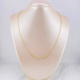 Cadena Rolo 2.35g / 50cm / 1.9mm Oro Amarillo 18K