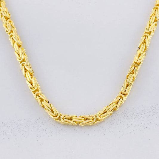 Cadena Peruana 29.65g / 60cm / 3.35mm Oro Amarillo 18K