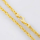 Cadena Peruana 29.45g / 60cm / 3.4mm Oro Amarillo 18K