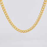 Cadena Cubana 14.45g / 60cm / 4.3mm Oro Amarillo 18K