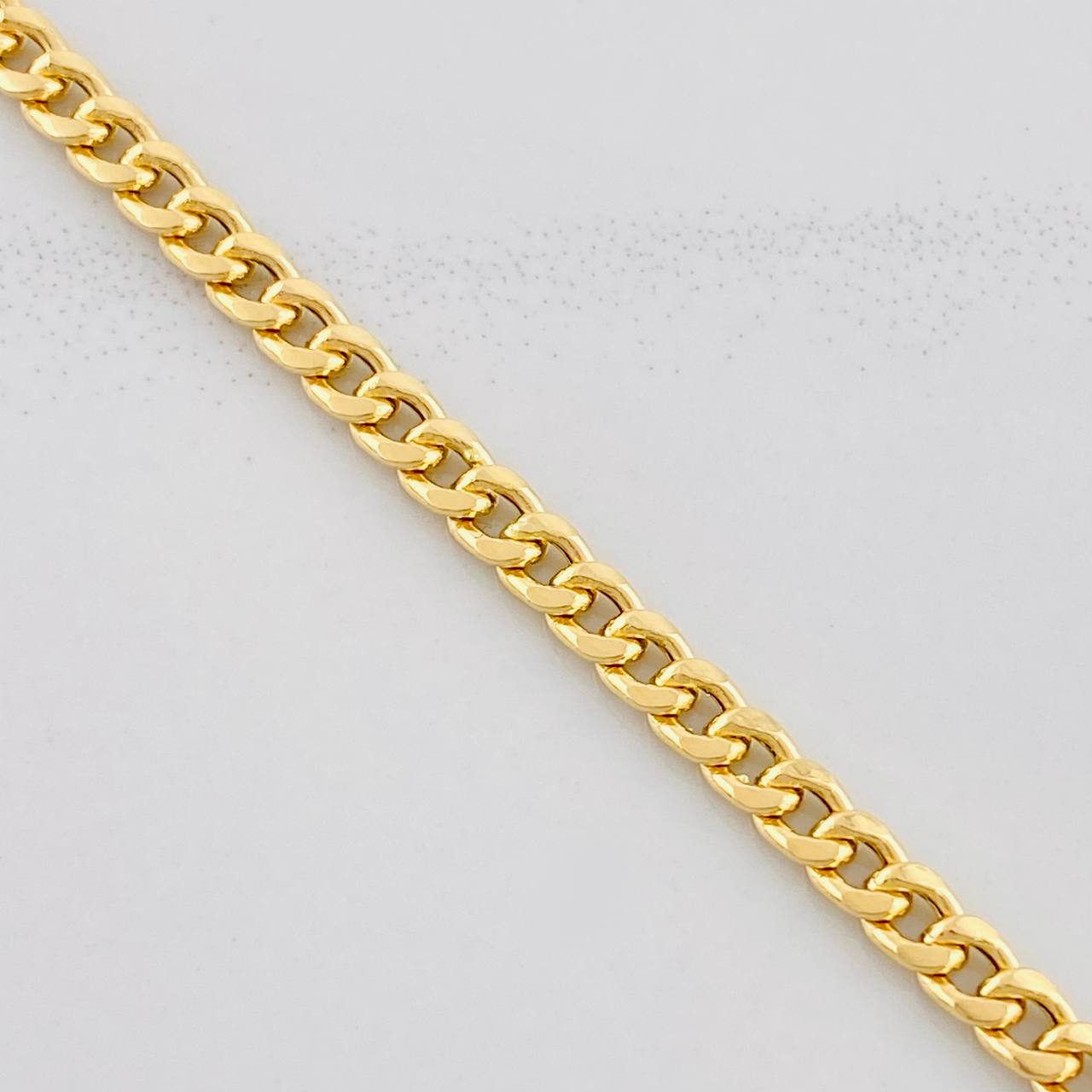 Cadena Cubana 14.45g / 60cm / 4.3mm Oro Amarillo 18K