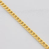 Cadena Cubana 14.45g / 60cm / 4.3mm Oro Amarillo 18K