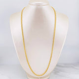 Cadena Cubana 14.45g / 60cm / 4.3mm Oro Amarillo 18K