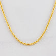 Cadena Lazo 3.9g / 60cm / 2.2mm Oro Amarillo 18K